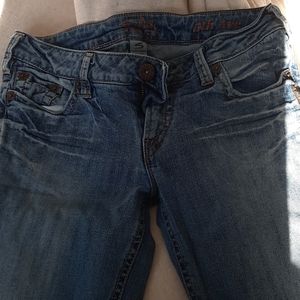 Womens silver jeans